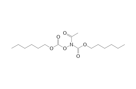 1-{[(hexyloxy)carbonyl]({[(hexyloxy)carbonyl]oxy})amino}ethan-1-one