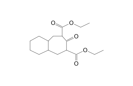 Perhydrobenzo[a]cycloheptene-6,8-dicarboxylic acid, perhydro-7-oxo-, diethyl ester