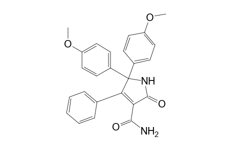 1H-Pyrrole-3-carboxamide, 2,5-dihydro-5,5-bis(4-methoxyphenyl)-2-oxo-4-phenyl-