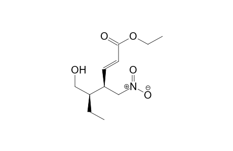 (4R,5R,E)-Ethyl 5-(hydroxymethyl)-4-(nitromethyl) hept-2-enoate