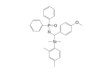 P,P-DIPHENYL-N-[1-DIMETHYL-(2,4-DIMETHYL)-PHENYLSILYL-4-METHOXYPHENYLMETHYLENE]-PHOSPHINIC-AMIDE