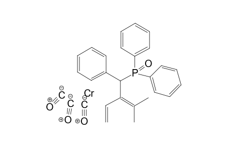 Tricarbonyl{eta6-[1-(diphenylphosphoryl)-2-ethenyl-3-methylprop-2-en-1-yl]benzene}chromium(0)