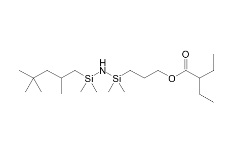 3-[[[dimethyl(2,4,4-trimethylpentyl)silyl]amino]-dimethyl-silyl]propyl 2-ethylbutanoate