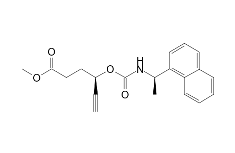 (R,R)-1-Ethynyl-3-carbomethoxypropyl N-[1-(1-naphthyl)ethyl]carbamates