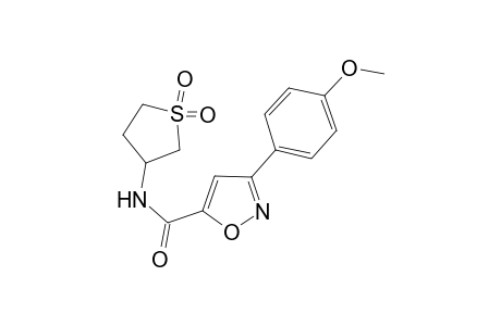 5-Isoxazolecarboxamide, 3-(4-methoxyphenyl)-N-(tetrahydro-3-thienyl)-, S,S-dioxide