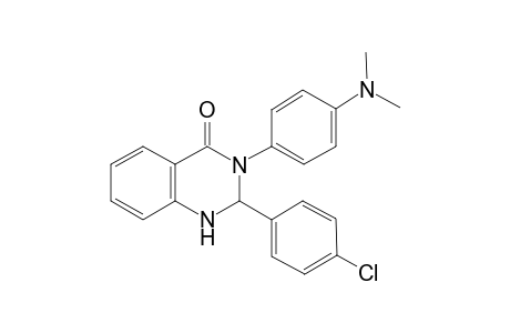 Quinazolin-4(1H)-one, 2,3-dihydro-2-(4-chlorophenyl)-3-(4-dimethylaminophenyl)-