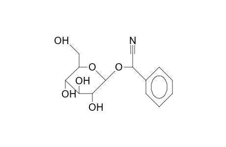 2-phenyl-2-[(2R,3R,4S,5S,6R)-3,4,5-trihydroxy-6-methylol-tetrahydropyran-2-yl]oxy-acetonitrile