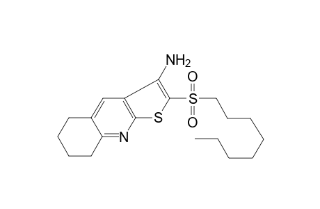 Thieno[2,3-b]quinolin-3-amine, 5,6,7,8-tetrahydro-2-octylsulfonyl-