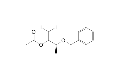 (3S)-3-Benzyloxy-1,1-diiodobut-2-yl acetate