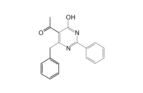 4-benzyl-6-hydroxy-2-phenyl-5-pyrimidinyl methyl ketone