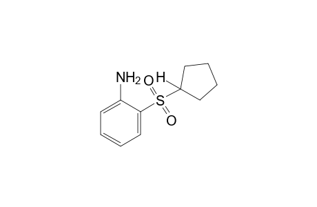 o-(cyclopentylsulfonyl)aniline