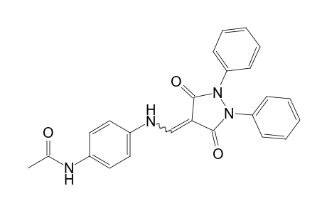 4'-[(3,5-dioxo-1,2-diphenylpyrazolidin-4-ylidene)amino]acetanilide