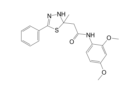 N-(2,4-Dimethoxy-phenyl)-2-(2-methyl-5-phenyl-2,3-dihydro-[1,3,4]thiadiazol-2-yl)-acetamide