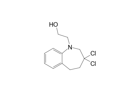 2-(3,3-Dichloro-2,3,4,5-tetrahydro-1H-benzazepine-1-yl)ethanol