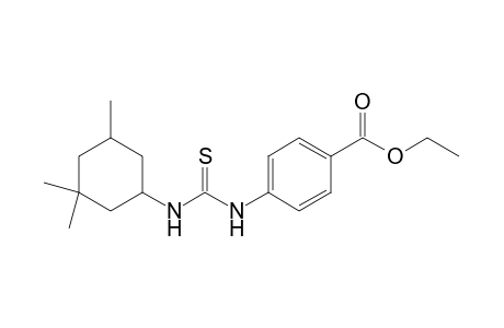 p-[2-thio-3-(3,3,5-trimethylcyclohexyl)ureido]benzoic acid, ethyl ester