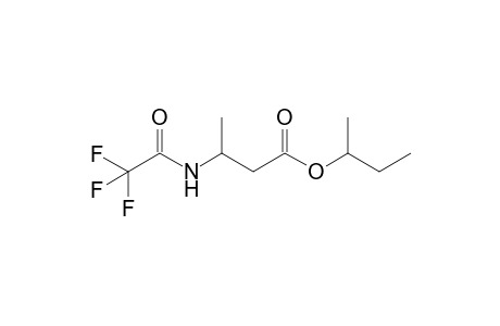 Butanoic acid, 3-[(trifluoroacetyl)amino]-, 1-methylpropyl ester