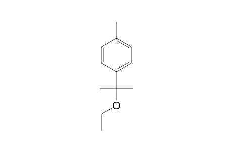 2-p-Tolyl-2-ethoxypropane; benzene, 1-(1-ethoxy-1-methylethyl)-4-methyl-