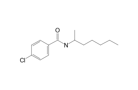 4-Chlorobenzamide, N-(hept-2-yl)-