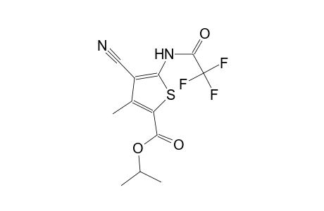 isopropyl 4-cyano-3-methyl-5-[(trifluoroacetyl)amino]-2-thiophenecarboxylate