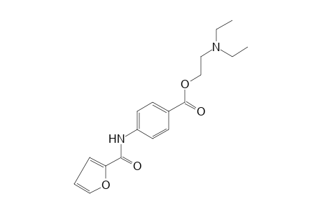 p-(2-furamido)benzoic acid, 2-(diethylamino)ethyl ester