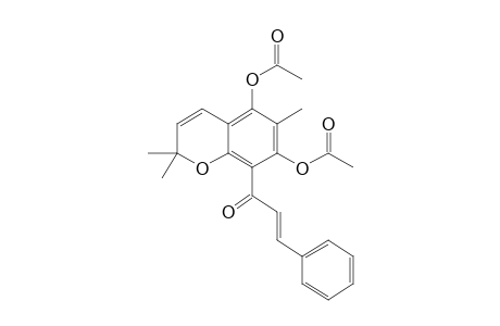 8-Cinnamoyl-5,7-dihydroxy-2,2,6-trimethylchromene, 2ac derivative