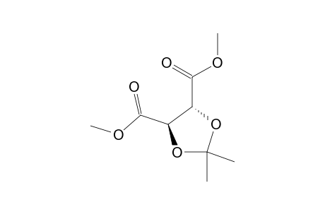 (4R,5R)-2,2-dimethyl-1,3-dioxolane-4,5-dicarboxylic acid dimethyl ester