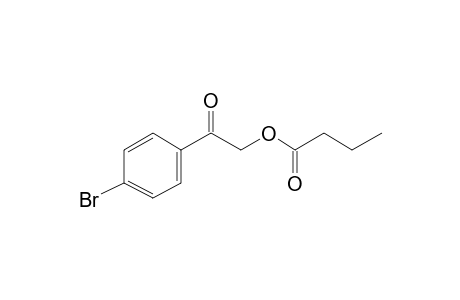 Butanoic acid, 2-(4-bromophenyl)-2-oxoethyl ester