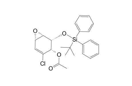 (1S,2S,3S,6S)-4-Chloro-2-{[(1',1'-dimethylethyl)diphenylsilyl]oxy}-3-acetoxy-7-oxabicyclo[4.1.0]hept-ene