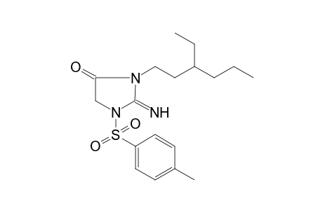 3-(3-Ethylhexyl)-2-imino-1-[(4-methylphenyl)sulfonyl]imidazolidin-4-one