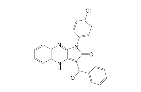 1-(4-chlorophenyl)-3-(phenylcarbonyl)-4H-pyrrolo[3,2-b]quinoxalin-2-one