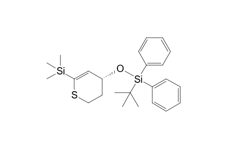 (R)-4-(Tert-butyl-diphenyl-silanyloxy)-6-trimethylsilanyl-3,4-dihydro-2H-thiopyran