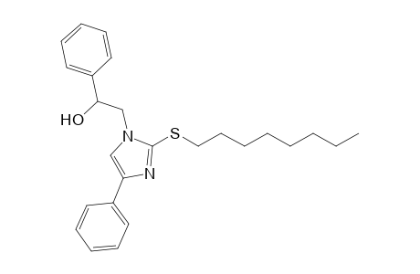 1-(2-Phenyl-2-hydroxyethyl)-4-phenyl-2-octylthioimidazole