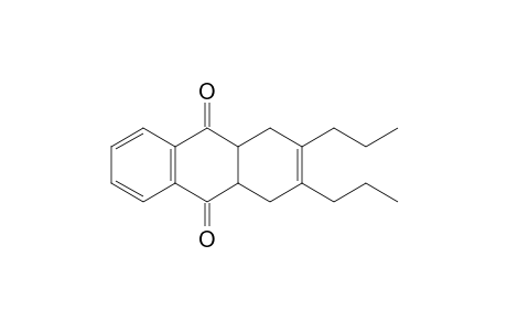 2,3-dipropyl-1,4,4a,9a-tetrahydroanthracene-9,10-quinone