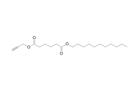 Adipic acid, propargyl undecyl ester