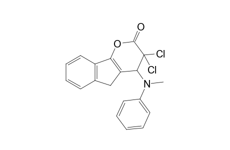 3,3-Dichloro-3,5-dihydro-4-(methylphenylamino)indeno[1,2-B]pyran-2-one