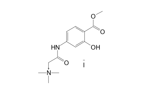 {[(4-CARBOXY-3-HYDROXYPHENYL)CARBAMOYL]METHYL}TRIMETHYLAMMONIUM IODIDE, METHYLESTER