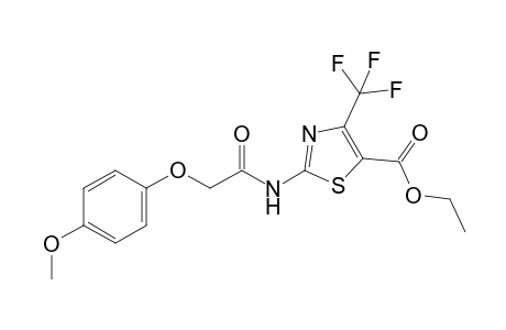 4-Trifluoromethyl-5-ethoxycarbonyl-2-(4-methoxyphenoxyacetamido)-thiazole