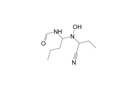 Formamide, N-[1-[(1-cyanopropyl)hydroxyamino]butyl]-