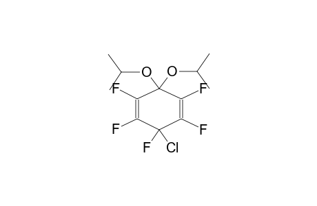 1,1-DIISOPROPOXY-4-CHLOROPERFLUORO-2,5-CYCLOHEXADIENE