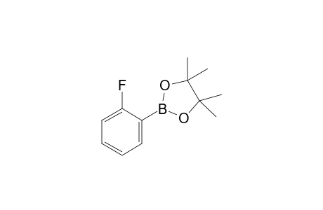 2-(2-Fluorophenyl)-4,4,5,5-tetramethyl-1,3,2-dioxaborolane