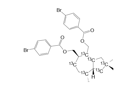 [1-13C]-TREMULENEDIOL-A-DI-PARA-BrOMOBENZOATE