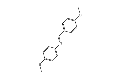 N-(p-methoxybenzylidene)-p-(methylthio)aniline