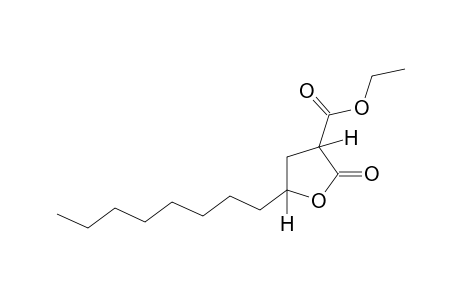 5-octyl-2-oxotetrahydro-3-furoic acid, ethyl ester
