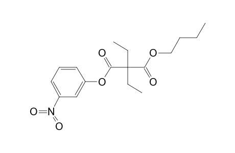 Diethylmalonic acid, butyl 3-nitrophenyl ester