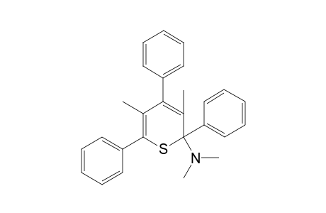 3,5-Dimethyl-2-dimethylamino-2,4,6-triphenyl-2H-thiopyrane