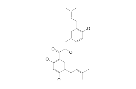 KANZONOL-Y;3,5'-DIPRENYL-2',4,4',ALPHA-TETRAHYDROXY-DEHYDROCHALCONE