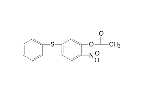 2-nitro-5-(phenylthio)phenol, acetate (ester)