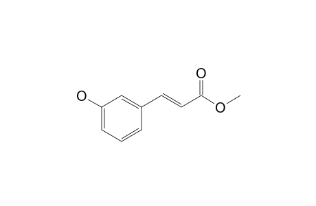 2-Propenoic acid, 3-(3-hydroxyphenyl)-, methyl ester