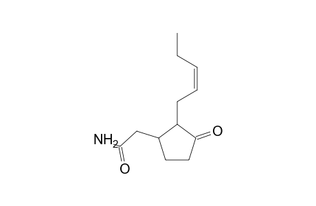 2-(3-Oxo-2-pent-2-enylcyclopentyl)acetamide