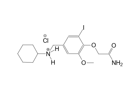 N-[4-(2-amino-2-oxoethoxy)-3-iodo-5-methoxybenzyl]cyclohexanaminium chloride
